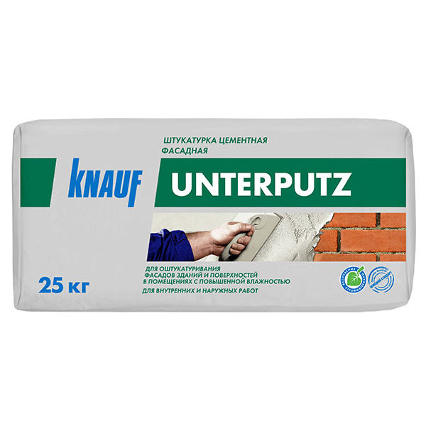 Штукатурка цементная Knauf Унтерпутц 25 кг